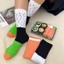 Bộ 3 Đôi / Hộp Tất Sushi - Thoải Mái, Thoáng Khí, Co Giãn - Dành Cho Nam Nữ Mặc Hàng Ngày - Vớ Thực Phẩm Mô Phỏng - Tất Ống Giữa Họa Tiết Ngộ nghĩnh / Giao Hàng Miễn Phí