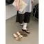 TT 2026 Phong Cách Mới Đầu Tròn Flip-Flops Nữ Thời Trang Mùa Hè Giày Sandal Nêm Dép