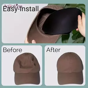 AqToCna Có Thể Điều Chỉnh Mũ Bên Trong Hỗ Trợ Cotton Pad Chống Biến Dạng Mũ Bóng Chày Tấm Che Chèn Cong Hình Vành Giữ Tấm Lót Chống AqToCna