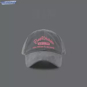 Bluelover Nữ Hồng Thêu Mũ Bóng Chày Cotton Mềm Che Nắng Đạt Đỉnh Mũ Nữ Cô Gái Hàn Quốc Thể Thao Ngoài Trời Tấm Che Mũ Mới