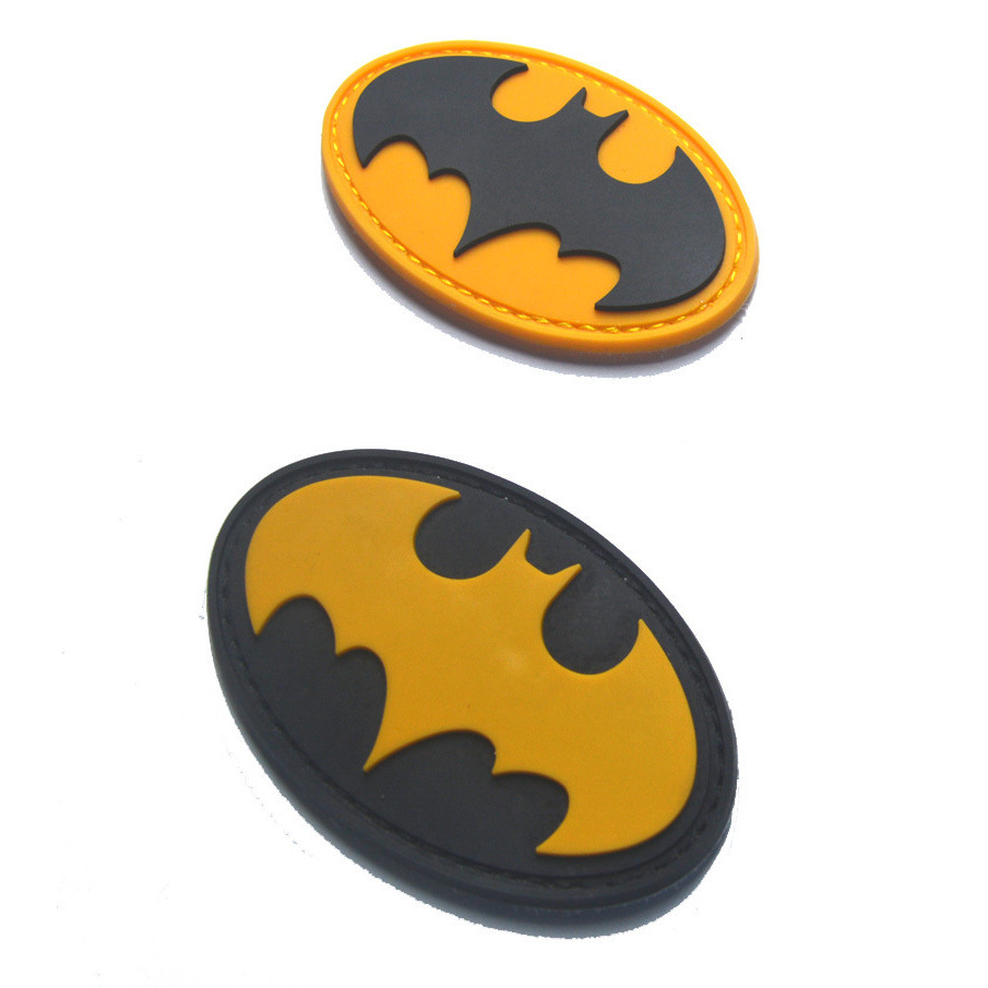 PVC Batman Băng Tay Velcro Ba Lô Ngoài Trời Phụ Kiện Túi Phụ Kiện Mát
