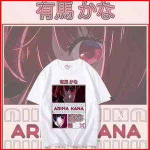 YB1 OSHI NO KO Arima Kana Hoshino Ai phim hoạt hình Cosplay vải 3D mùa hè Áo thun Anime tay ngắn hàng đầu BY1