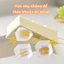 Khuôn Làm Đá Silicone Dễ Lấy Có Nắp Chống Mùi Tủ Lạnh Khay Đá Viên Dẻo Không Dính, An Toàn Thực Phẩm