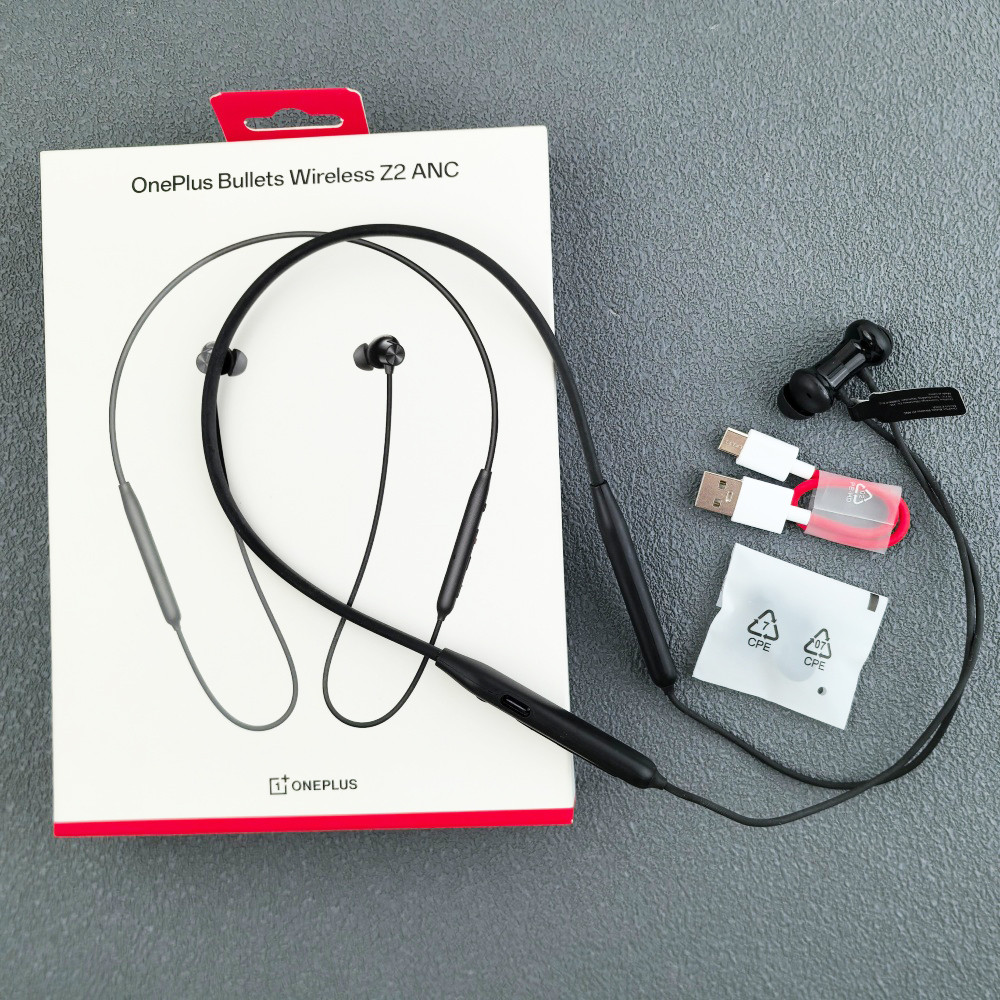 Oneplus Original Bullets Wireless Z2 ANC Tai nghe không dây In-ear Thể thao Băng đô từ tính khử tiếng ồn