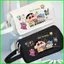 HT3 Crayon Shin-chan Hoạt Hình Anime Hộp Đựng Bút Sinh Viên Túi Bảo Quản Dung Tích Lớn Túi Văn Phòng Phẩm Trẻ Em Hộp Bút
