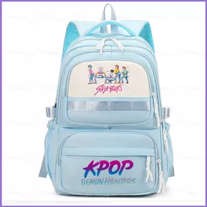 Ba lô SQ11 K-Pop Demon Hunters dành cho học sinh Dung tích lớn In nhẹ Phim hoạt hình RUMI Túi đi học