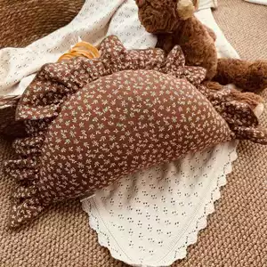 Gối Trẻ Em Gối Trẻ Em Gối Bánh Bao Cho Bé Gối Hình Bán Nguyệt Gối Bảo Vệ Đầu Bé Chống Va Chạm Gối Cotton Nguyên Chất Bốn Mùa Phong Cách Đa Năng 26.4.28