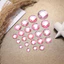 UFUY Giả Nền Tảng Đáy Phẳng Bề Mặt Trái Đất Bề Mặt Lưới Kim Cương Acrylic Bề Mặt Nhiều Màu Sắc Quần Áo Phụ Kiện Kim Cương Đính Tự Làm