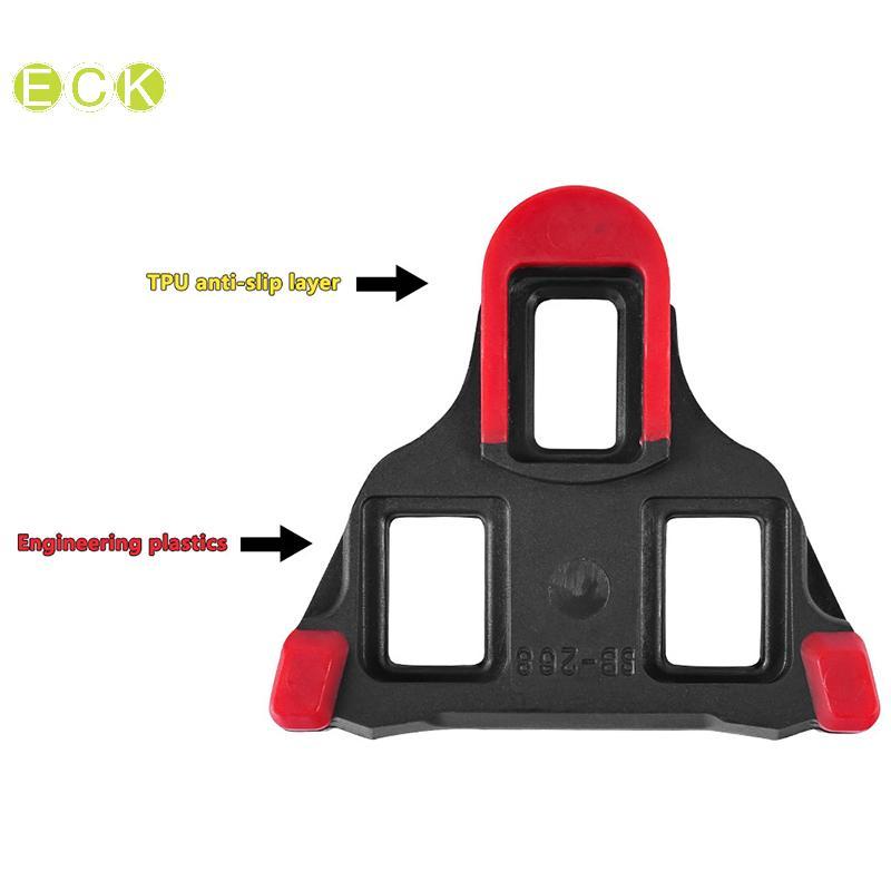[ECK] Bàn đạp xe đạp đường trường Cleat SPD SL, tấm kẹp tự thả nổi, phụ kiện cho giày xe đạp