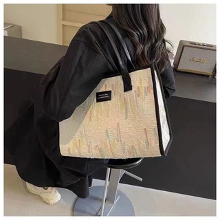 Túi tote đeo vai xách tay thời trang mới đa năng vải bố sức chứa lớn