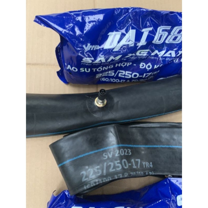 Săm ruột xe máy DAI 68 săm nhỏ 225-250-17.săm to 275-300-17-Săm Dai 68 hàng Việt Nam chất lượng cao