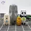 HFTOY Hemu Búp bê làm tổ Nga Búp bê làm tổ voi bằng gỗ 5 lớp Đồ chơi trẻ em Đồ thủ công bằng gỗ Đồ trang trí máy tính để bàn tại nhà ~