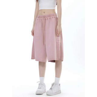 GKSSS Quần short thể thao thông thường mới của Mỹ thương hiệu hợp thời trang băng lụa sọc bên phong cách trung tính