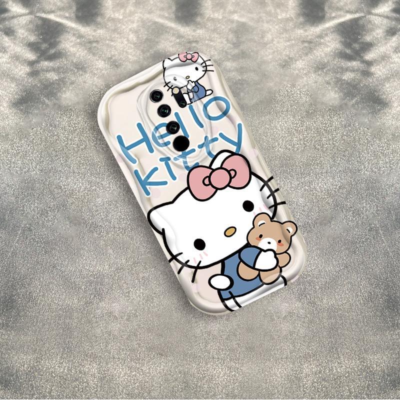 Thích hợp cho Redmi 9 POCO M2 Note 8 Pro 3D Art Soft TPU Kitty Rilakkuma Vỏ điện thoại chống sốc
