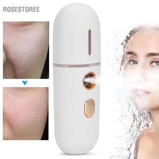 Rosestoree 12ml Máy xông hơi mặt sạc USB cầm tay Máy phun sương dưỡng ẩm tiện dụng