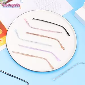 BORAGETE 1 Cặp Thay Thế Chân Chống Trơn Trượt Kính Mắt Kim Loại Phụ Kiện Kính Mắt