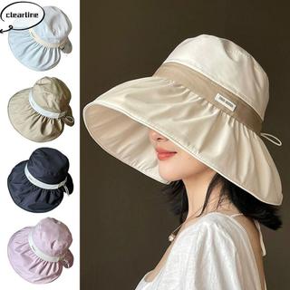 Mũ xô CLEARLINE, Vành rộng Mũ ngư dân thoáng khí, Mũ chống nắng có thể điều chỉnh thông thường dành cho nữ
