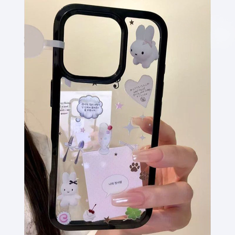 Ốp Lưng Cho IPhone 11 17 16 15 13 14 12 Pro Max AIR 16 15 Plus XR XS Max Vỏ trong suốt Acrylic ngọt ngào tươi mát | BigBuy360 - bigbuy360.vn