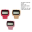 < Pluscloth > Bộ đếm vòng đeo tay điện tử 3 chiếc có đèn Led Bộ đếm tay bấm kỹ thuật số 5 chữ số Công cụ đếm cầm tay Mini có thể đặt lại cho vòng kiểm kê và sự kiện thể thao