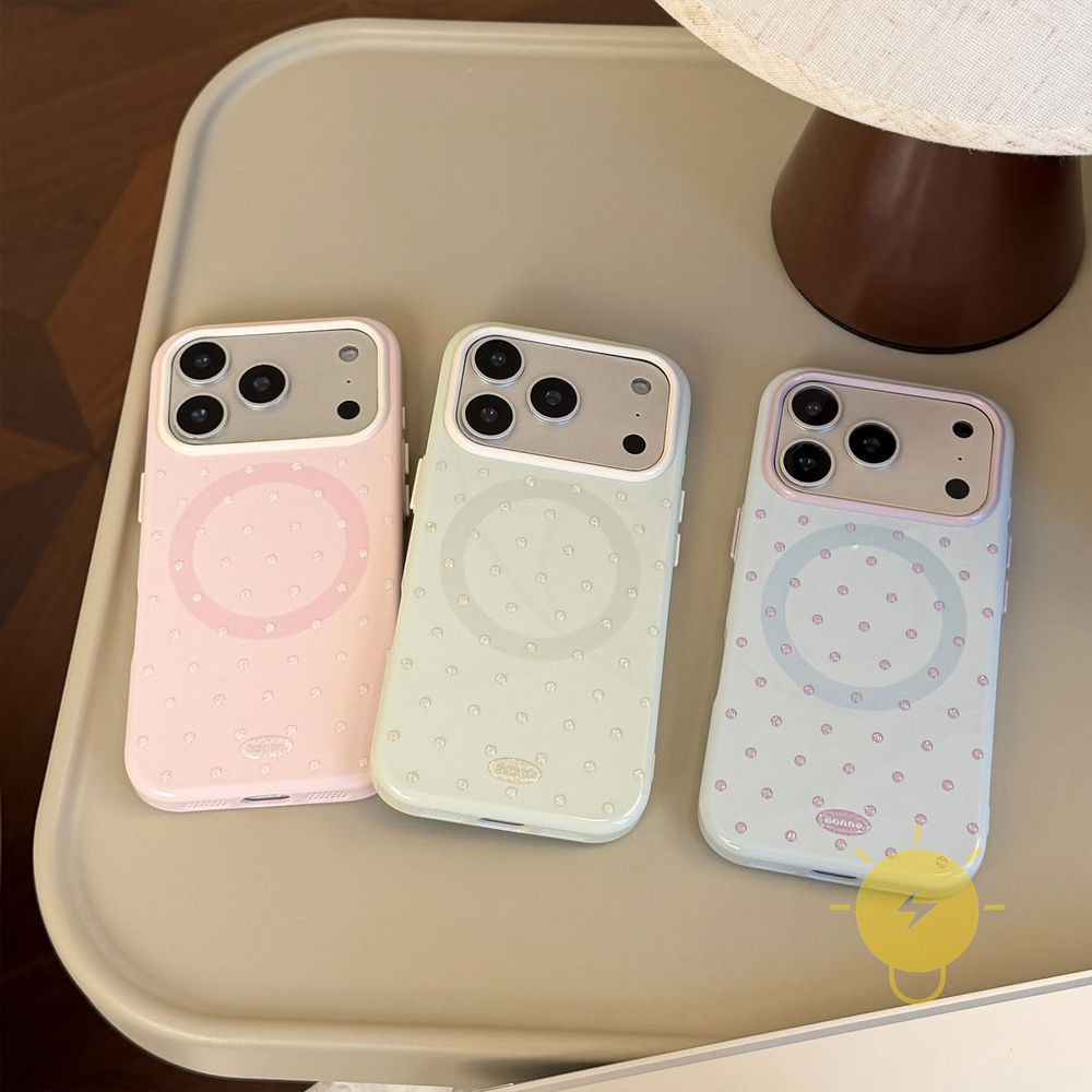 Phone Case For iPhone 17 Pro Max 16 15 14 13 with Griptok TPU Magnetic with Griptok Aesthetic Korean Cute