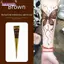 BORAGETE Henna Paste Cone, Kem xăm Henna dễ sử dụng màu nâu đen, Kem Henna Bán vĩnh viễn Kem Henna Màu nâu tạm thời Henna Tattoo