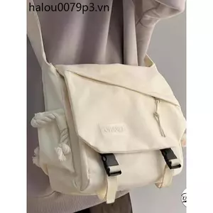 Ba Lô Hợp Thời Trang ins Nhật Bản Bông Tai Kẹp Retro Dụng Cụ Túi Nữ Nam Sinh Viên Hàn Quốc Dung Tích Lớn Một Mảnh