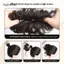 AqToCna 2 Chiếc Xộn Xộn Bánh Quấn Tóc Updo Với Tendrils Tóc Bun Phần Mở Rộng Sóng Xoăn Tóc Cho Nữ AqToCna