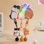 YUUKII 3 Bộ Móc Khóa Động Vật, Móc Khóa Chụp Từ Tính Hoạt Hình Nhựa, Quyến Rũ Từ Mini Móc Khóa Bộ Quà Tặng Bạn Bè