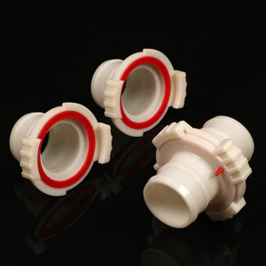 Không Thả Miếng Lót Hai Móng Nhựa Khớp Nối Ống Nước Ống Nhanh Đường Kính Biến Đổi Đai Nước Phụ Kiện Daquan Tưới Cây Nông Nghiệp BYQJ