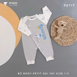 Bộ body petit hươu cao cổ cho bé sơ sinh từ 3-9kg