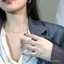 Bông tai retro style Hồng Kông, nữ tính và thoáng mát cho thu đông
