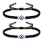 Vòng tay bện thủ công Evil Eye có thể điều chỉnh - Dây tình bạn cặp đôi - 4 màu (Đen / Đỏ / Hồng / Trắng) - Ins Style