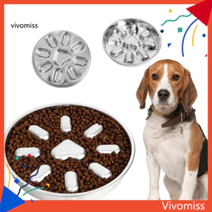 Bát ăn chậm cho thú cưng Bát cho chó bằng thép không gỉ chống trượt cho chó nhỏ đến vừa – Thúc đẩy ăn uống lành mạnh Bền dễ làm sạch Lý tưởng cho thú cưng ăn chậm Đông Nam