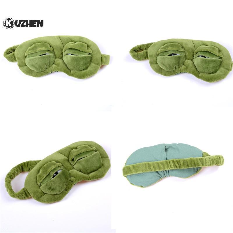 KUZHEN Ếch Buồn Ếch 3D Mắt Mặt nạ Ngủ Ngộ nghĩnh Còn Lại Ngủ Ngộ nghĩnh Quà Tặng HOT