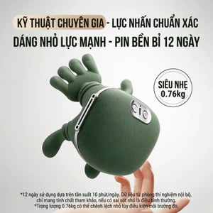 Máy Massage Cổ Vai Gáy Siêu Nhẹ 0.76kg, Thiết Kế Nhỏ Gọn, Mô Phỏng Bàn Tay Người
