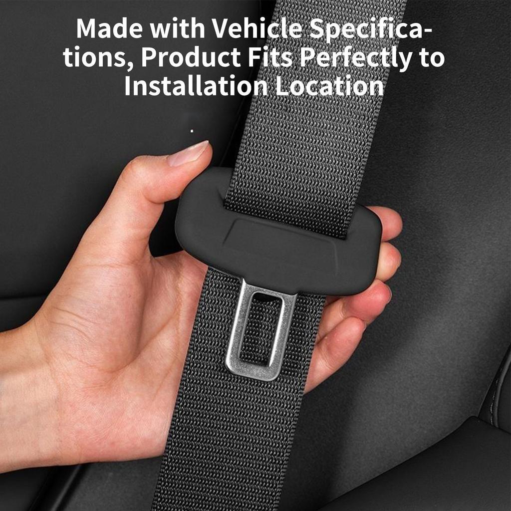 Dây An Toàn Ô Tô Khóa Giá Đỡ Khóa Silicon Bảo Vệ Dây Đeo Ghế Chèn Cho Xe Sedan SUV RV Xe Tải mueadsyvn