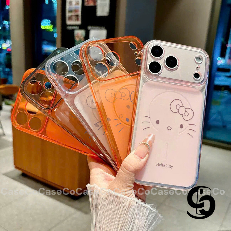 Ốp Lưng Cho IPhone 15 12 16 11 17 13 14 Pro Max 16 15 Plus 17Air Cute Bow Kitten Luxury Ultra-thin Frosted Soft Cover
