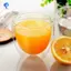 6 Chiếc Cốc Cà Phê Thủy Tinh Tường Đôi Trong Suốt Bộ Cốc Cách Nhiệt Cho Thanh Trà Sữa Nước Espresso Shot Glass 80ml,