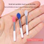 【Roshy】cọ silicon đựng son môi cọ môi cọ trang điểm cầm tay. Mặt nạ môi mini