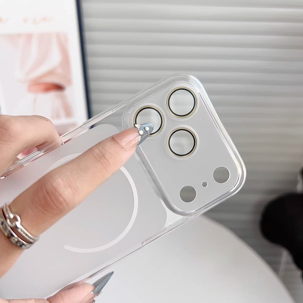 Ốp iPhone Mờ Cao Cấp Sang Trọng Cho iPhone 17 Bảo Vệ Camera Kèm Ống Kính Cho iPhone 11/12/13/14/15/16/17Pro/Max/Air