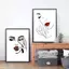 Fashion Beauty Sexy Quotes Nordic Lashes Red Lips Canvas Painting Art Home Wall Decor Canvas Poster