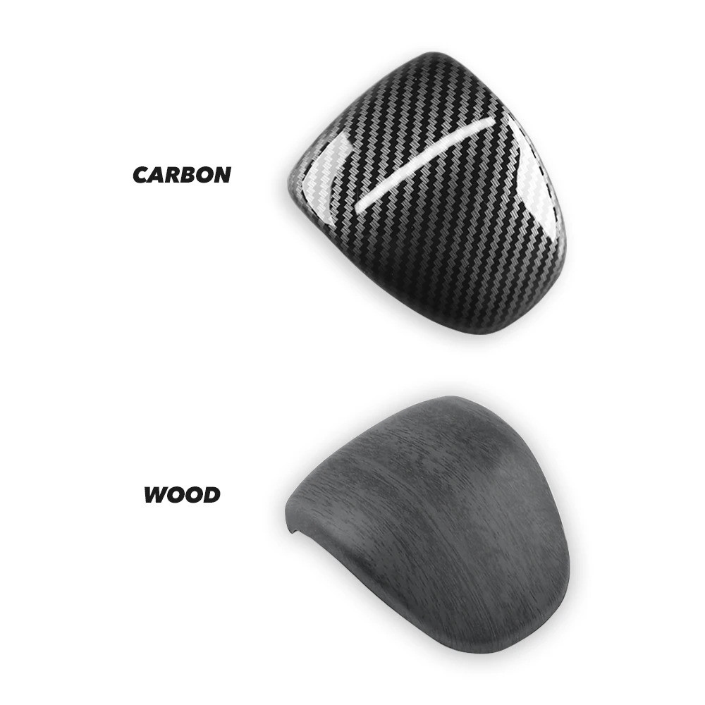 Dành cho KIA Carnival KA4 / k3 / Mohave / seltos / MQ4 / SOUL / Telluride Sợi Carbon Điều Khiển Gear Lever Head Cover Viền Phụ Kiện LHD