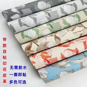 Keo Dán Tự Dính In Da Sửa Chữa Miếng Dán Da Mềm Đầu Giường Sofa Nội Thất Ô Tô Dán Tường Họa Tiết Retro Miếng Dán 4.24