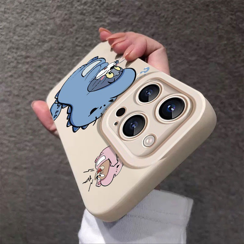 Ốp lưng iPhone hình TOM & JERR silicone lỏng mềm - iP 7/8/X/XS/11/12/13/14/15/16/17/Plus/Pro/Max/Air