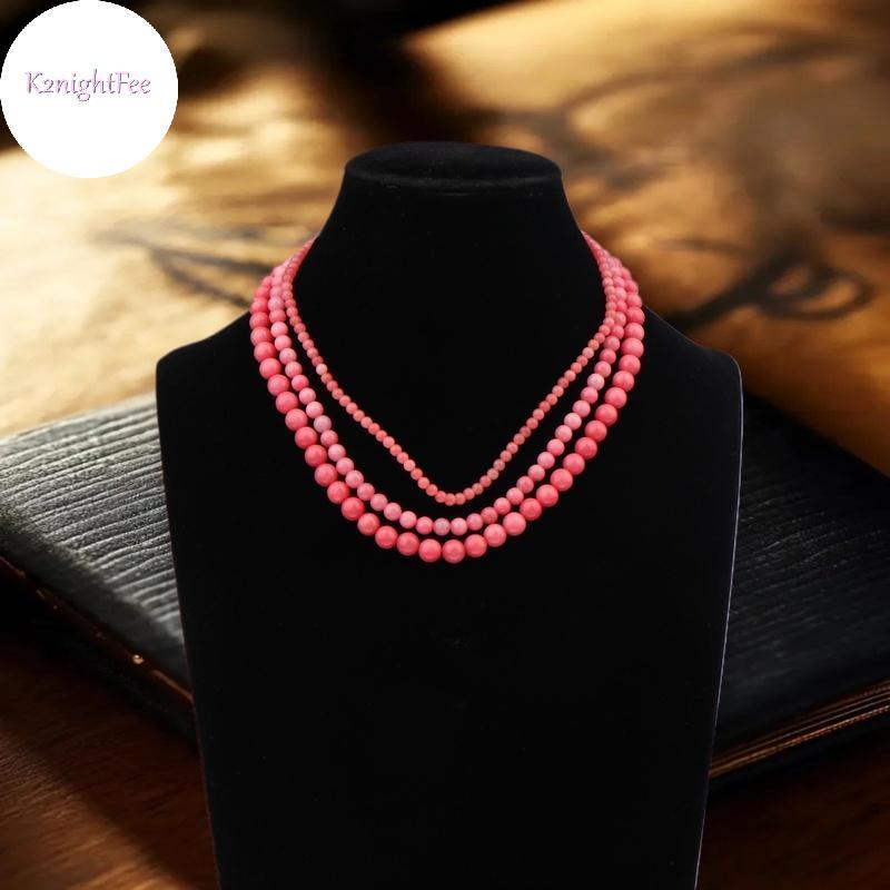 K2nightFee Choker Đá Tự Nhiên Hồng Xanh - Phù Hợp Tiệc Và Hàng Ngày | Quà Tặng Việt Nam