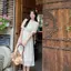 Đầm cổ điển phong cách Trung Quốc mùa hè,short sleeves,nút nhấn,tinh tế và cao cấp