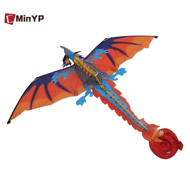 CMinYP Lớn 3D Nylon Diều Bay Rồng Diều Với Dòng 100m Đồ Chơi Thể Thao Ngoài Trời Gia Đình Vinh Quang