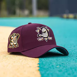 Mũ 9FORTY A-FRAME Anaheim Ducks Màu Maroon & Teal, Thêu UV Ngoại Trời