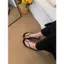 TT Châu Âu Mỹ Chính Hãng Da Flip-Flops Nữ Mùa Hè Flat Flip-Flops Dép Thoải Mái Phù Hợp Với Mọi Trận Đấu Được