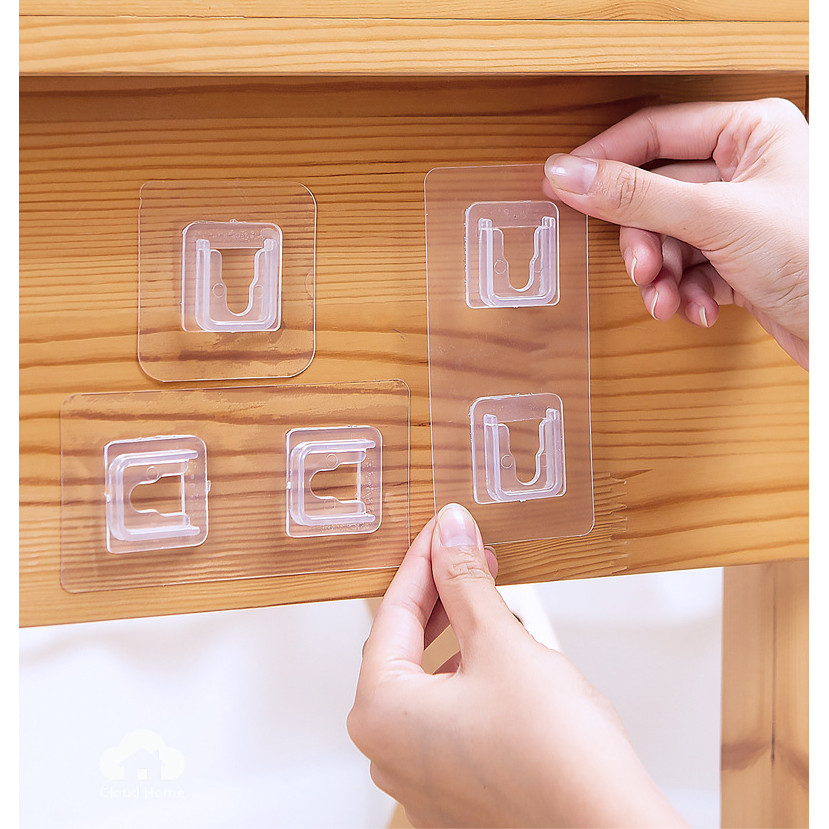 Móc treo đồ nhà bếp chống thấm nước, không cần đục lỗ, tự dính, không để lại dấu vết.